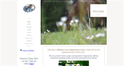 Desktop Screenshot of hiddenacresequestriancenter.com